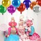 30Pcs 18 Inch Large Colorful Round Shape Foil Balloons Big Colorful Circle Helium Mylar Ballons